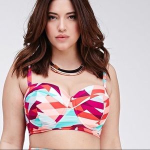 XL Plus Size Swim Bikini Top Forever 21